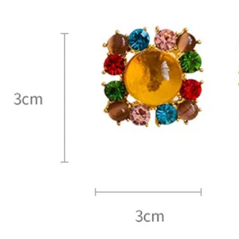 Adele Sunset Crown Studs