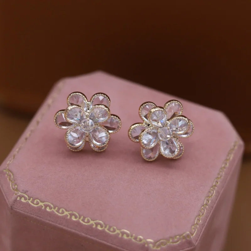 Olivia Crystal Bloom Studs