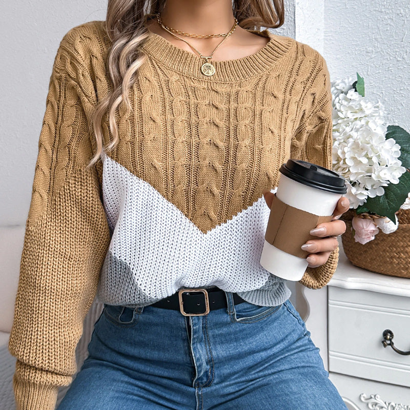 Chloe | Chevron Knit Jumper