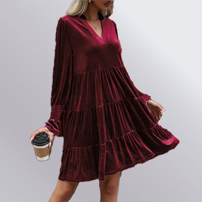 Hannah Velvet Dress