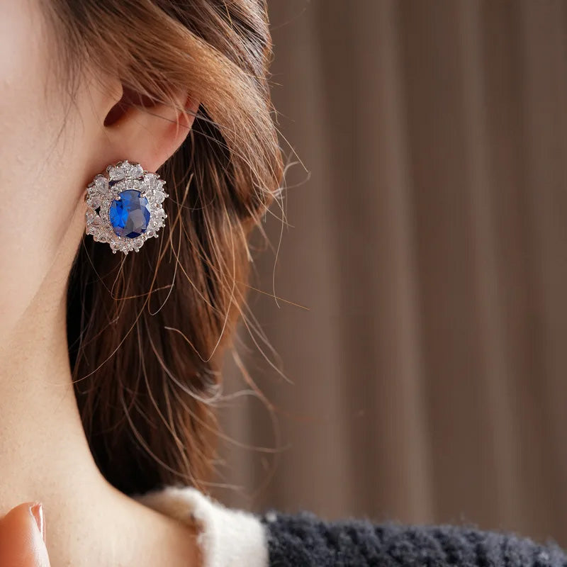 Charlotte Royal Blue Halo Set