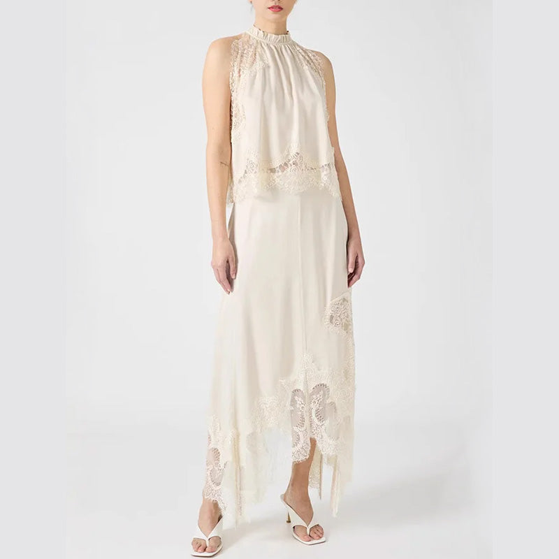 Amelia Lace Maxi Set