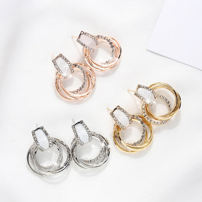 Aurora Double Drop Earrings