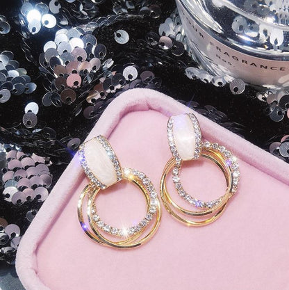 Aurora Double Drop Earrings