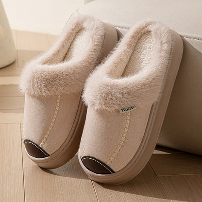 Evelyn Fur-Lined Slippers