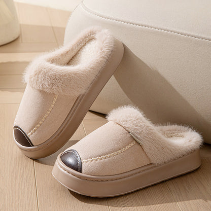 Evelyn Fur-Lined Slippers