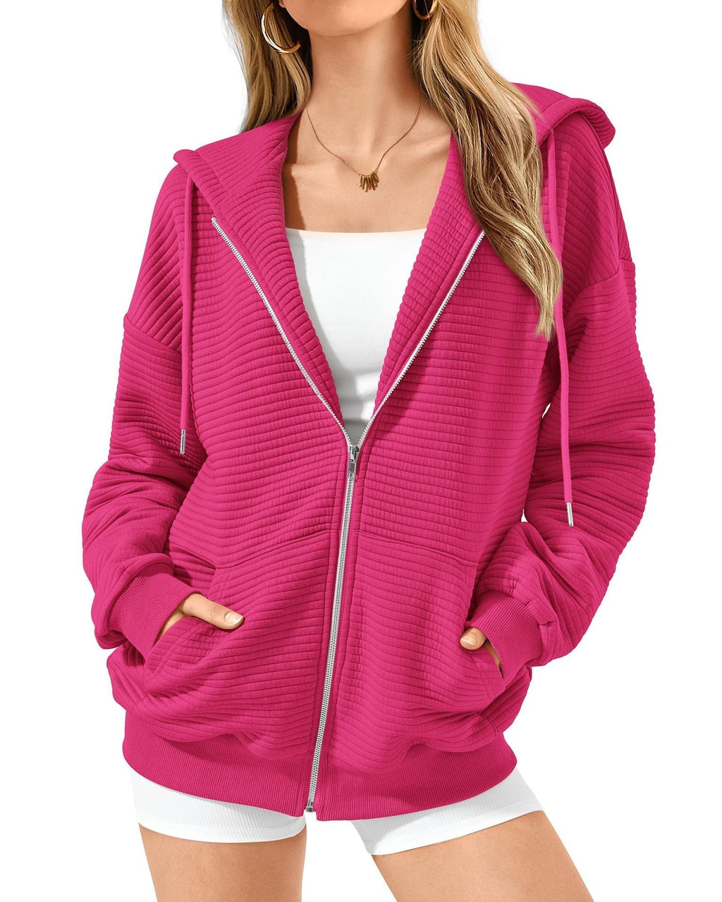 Celine Zip-Up Hoodie