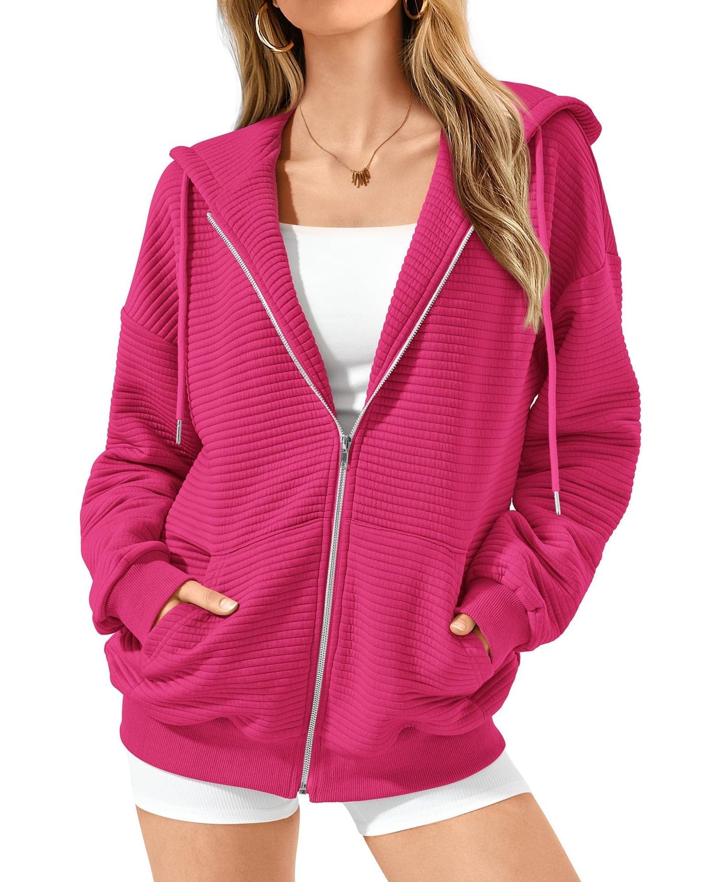 Celine Zip-Up Hoodie