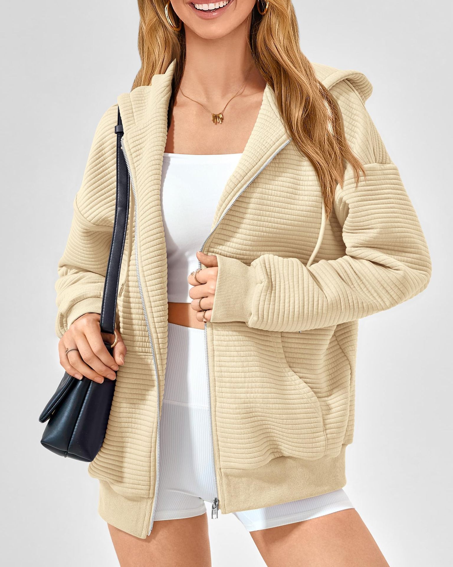 Celine Zip-Up Hoodie