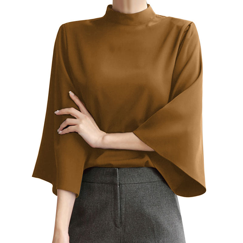 Sofia High-Collar Shirt