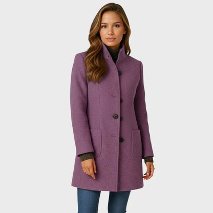 Evelyn Mid-Length Button Coat