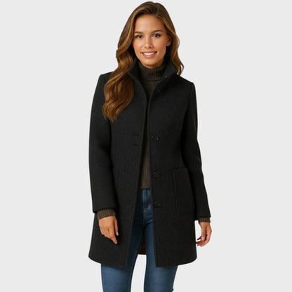 Evelyn Mid-Length Button Coat