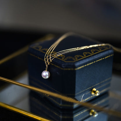 Anna Gold Pearl Set