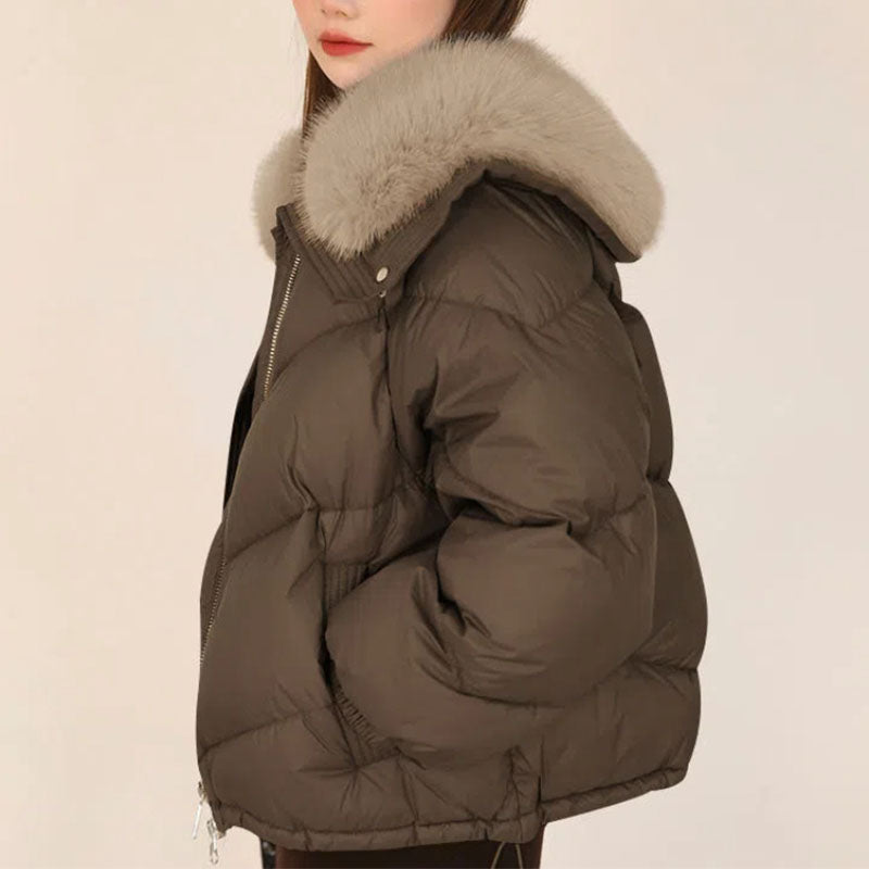 Hazel Fur Puffer Jacket