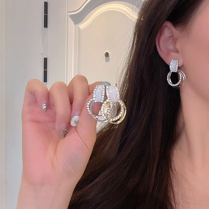 Aurora Double Drop Earrings