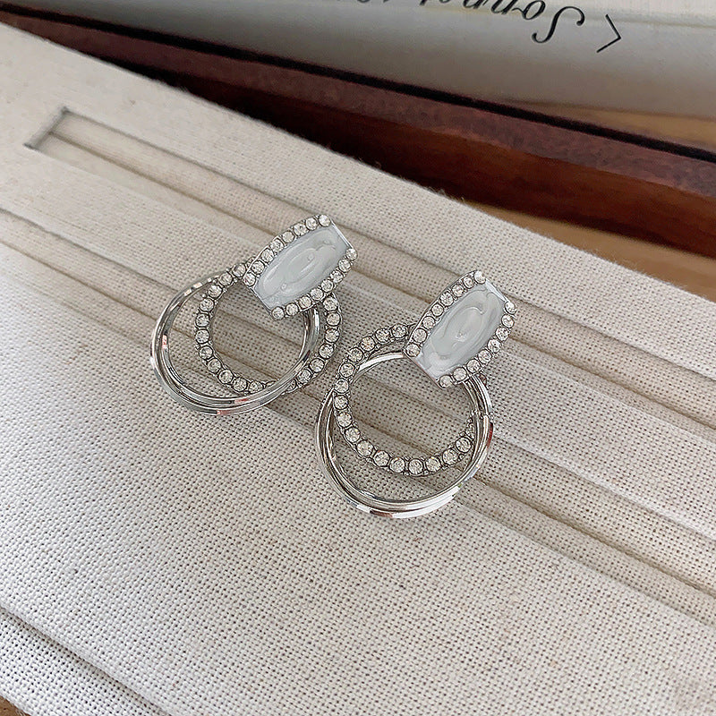 Aurora Double Drop Earrings