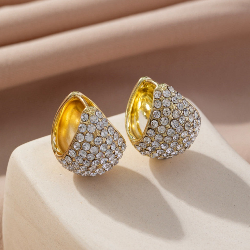 Amelia Hart Crystal Dome Earrings