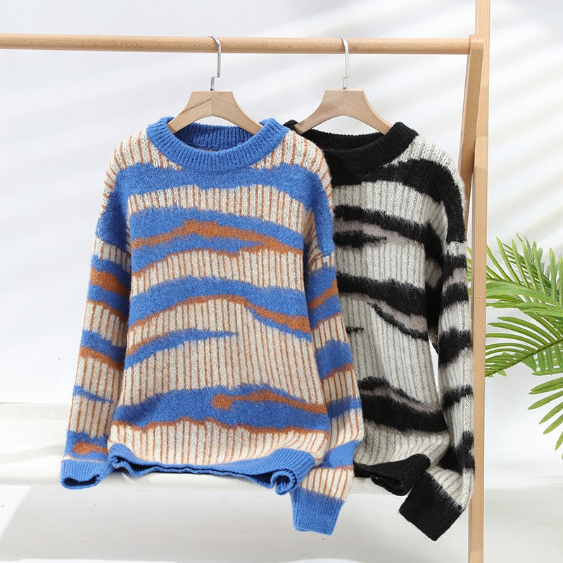 Varsity Knit Sweater