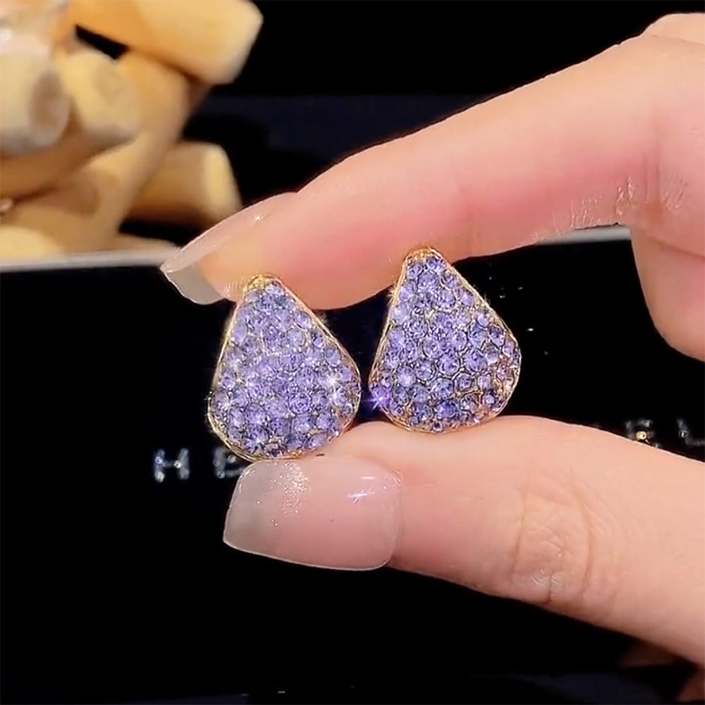 Amelia Hart Crystal Dome Earrings