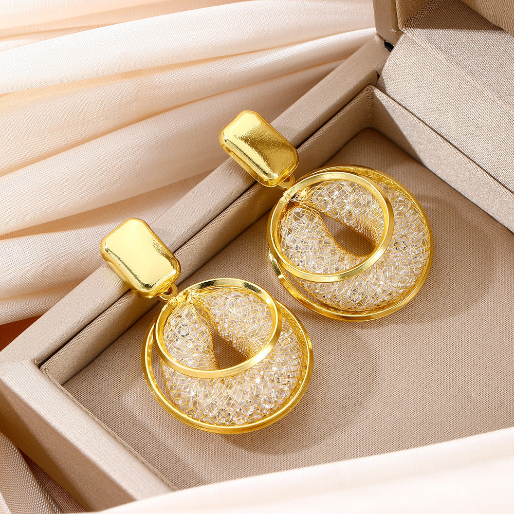 Aurora Mesh Drop Earrings