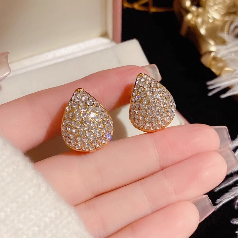 Amelia Hart Crystal Dome Earrings