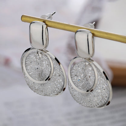 Aurora Mesh Drop Earrings