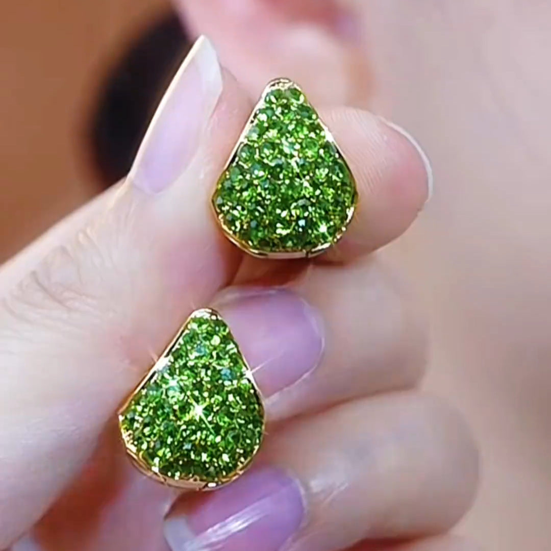 Amelia Hart Crystal Dome Earrings