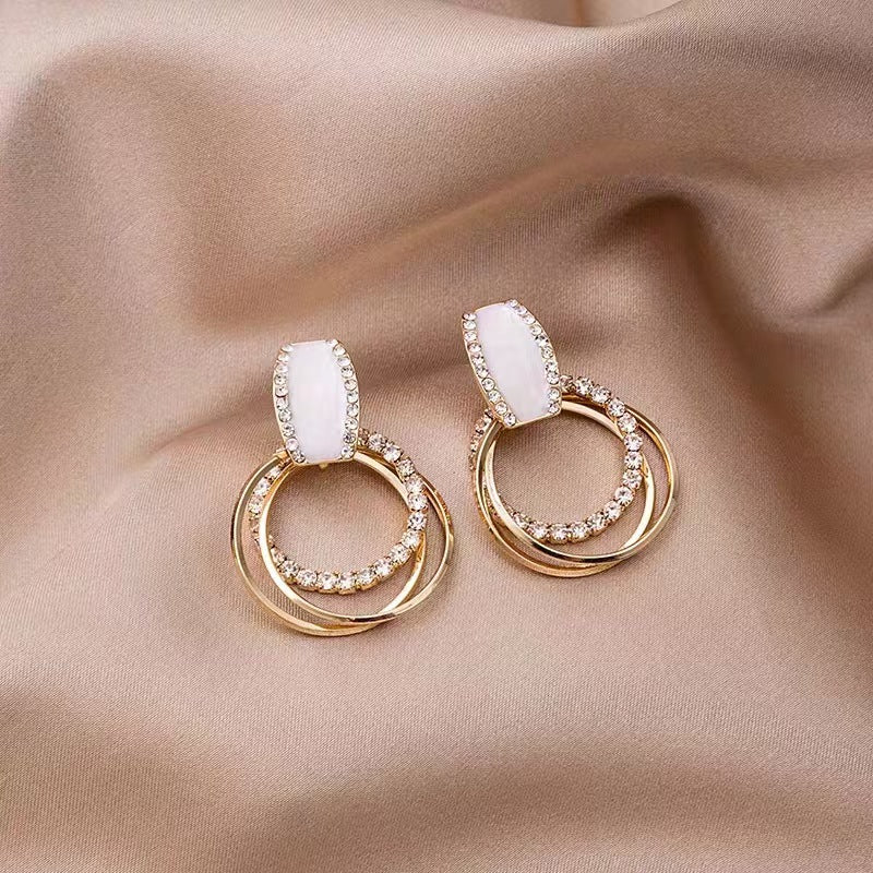 Aurora Double Drop Earrings