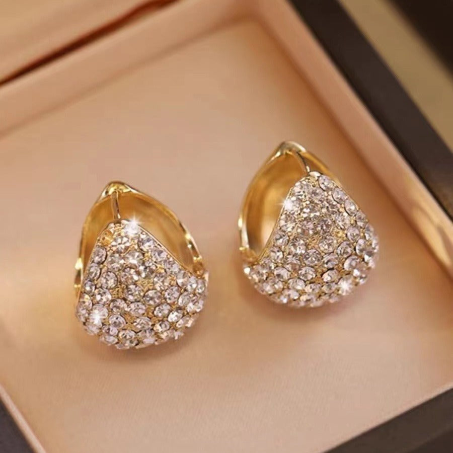 Amelia Hart Crystal Dome Earrings