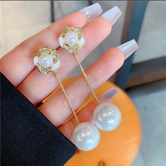 Olivia Pearl Drop Earrings