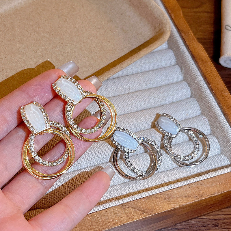 Aurora Double Drop Earrings