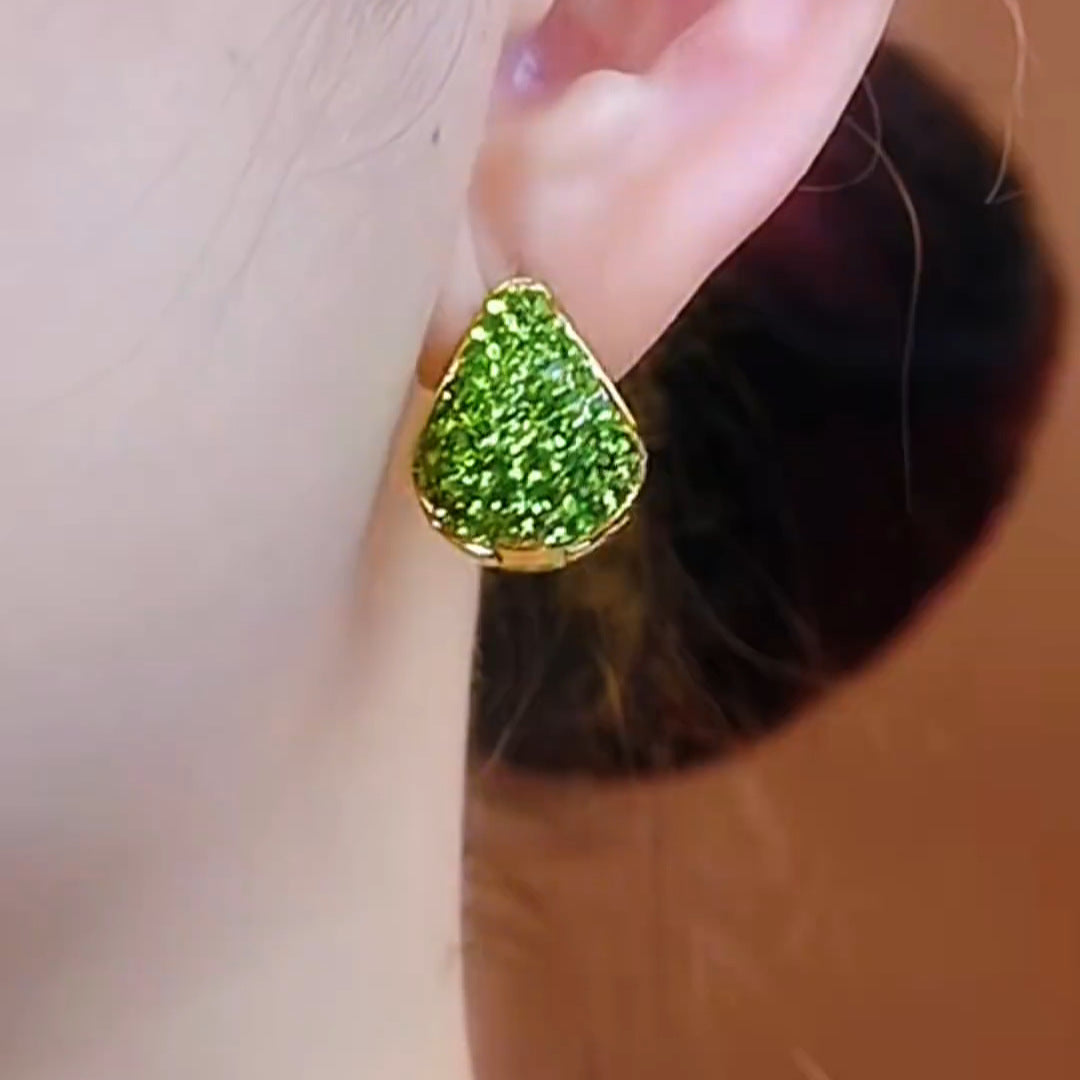 Amelia Hart Crystal Dome Earrings