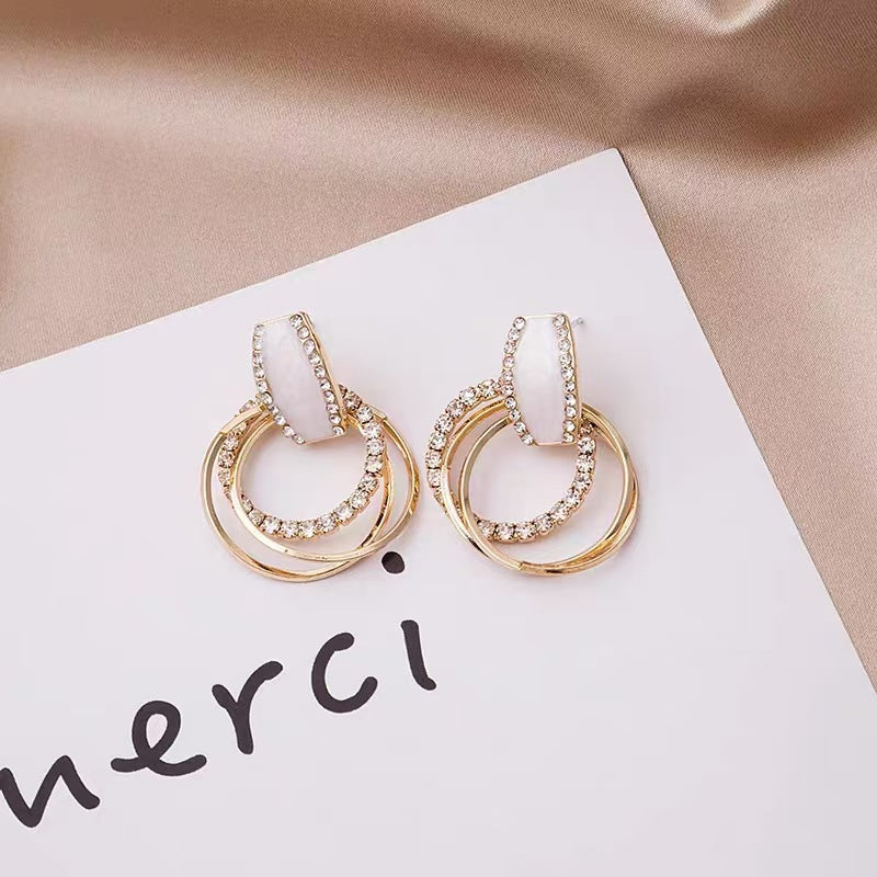 Aurora Double Drop Earrings