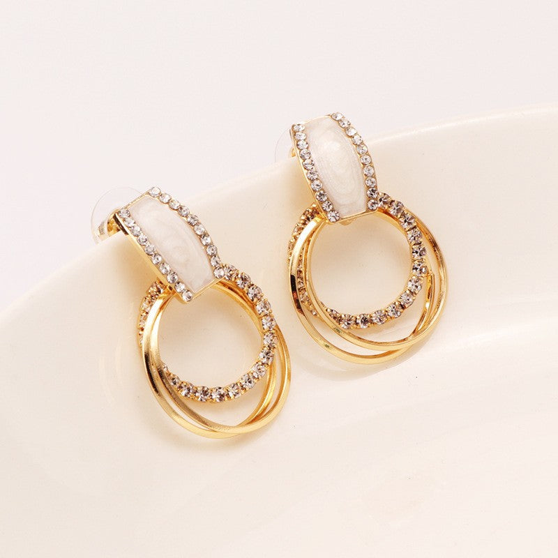 Aurora Double Drop Earrings