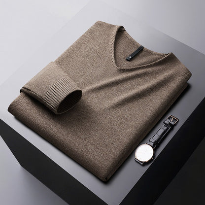 Nicolas V-Neck Knit Sweater