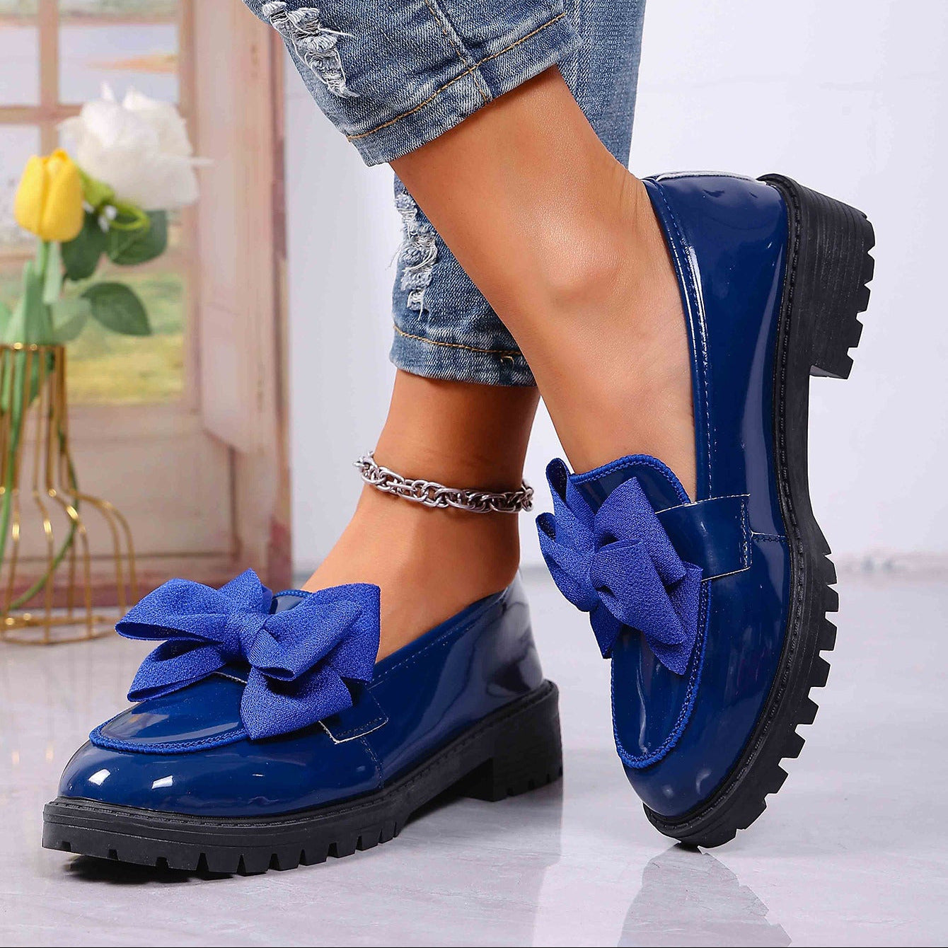 Charlotte Bow Loafers