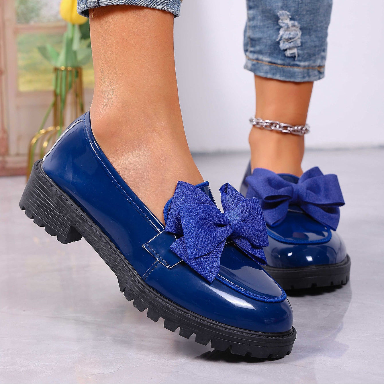 Charlotte Bow Loafers