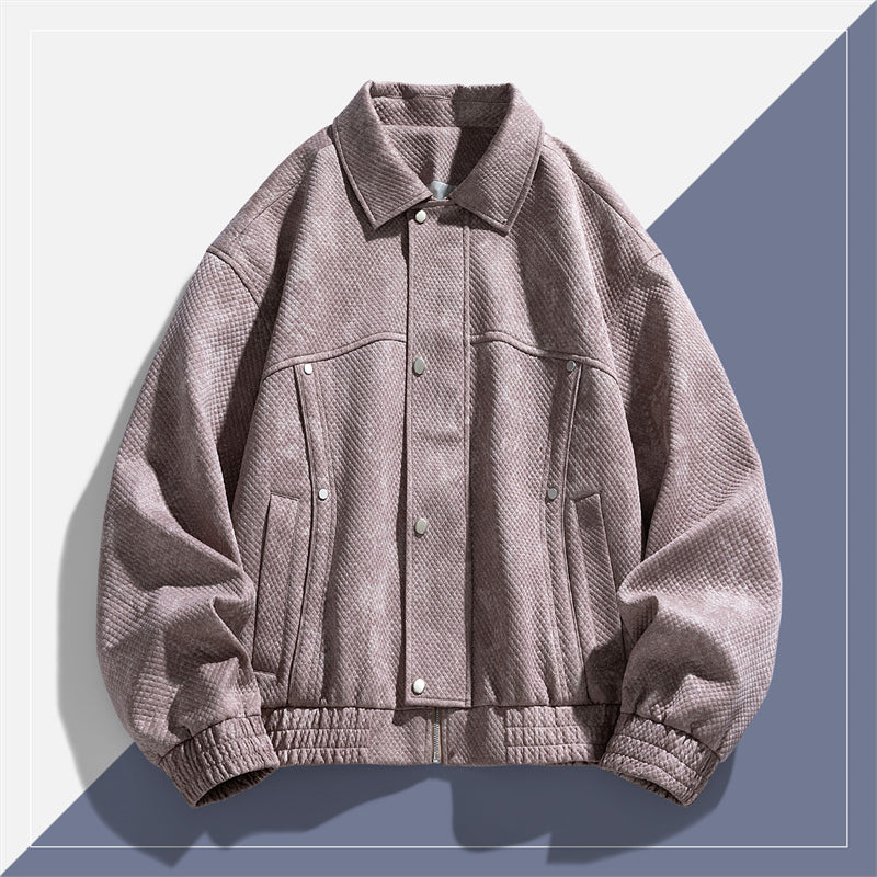 Gridline Denim Jacket