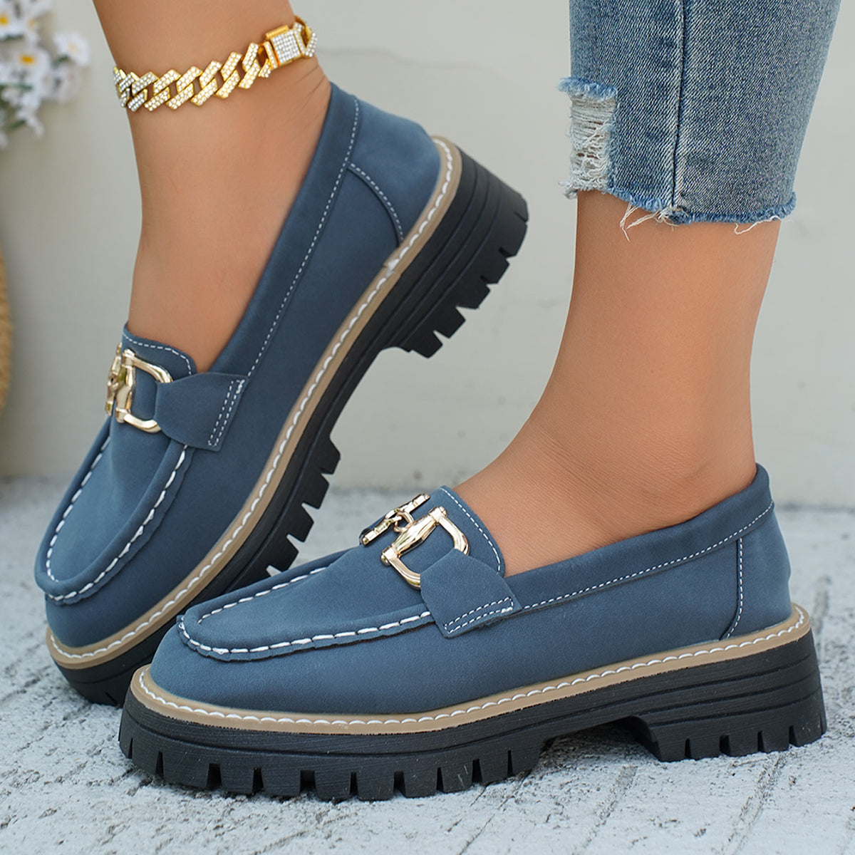 Olivia Platform Loafers
