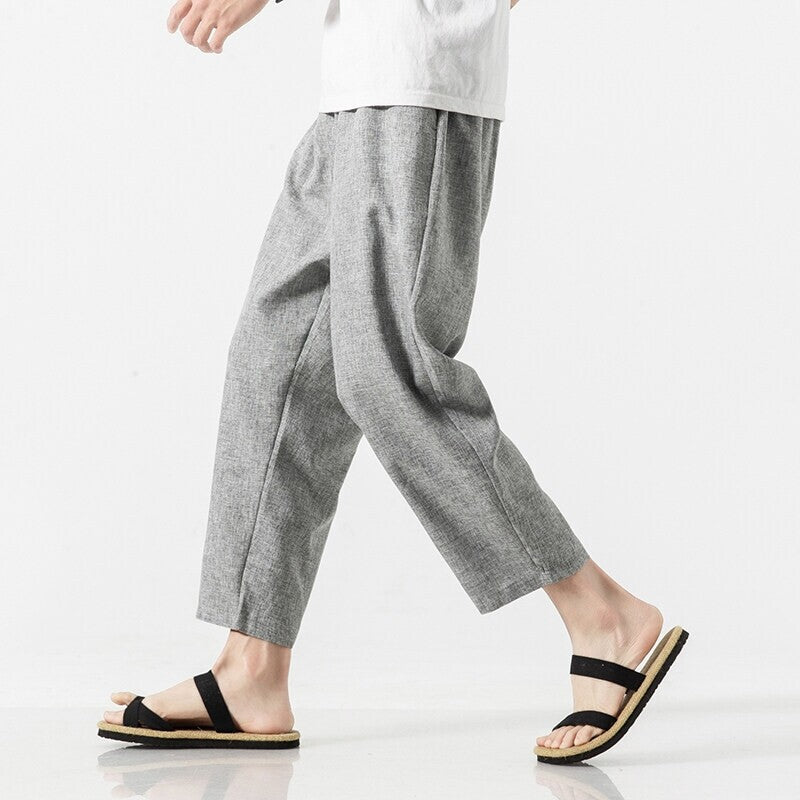 Harbor Linen Cropped Pants