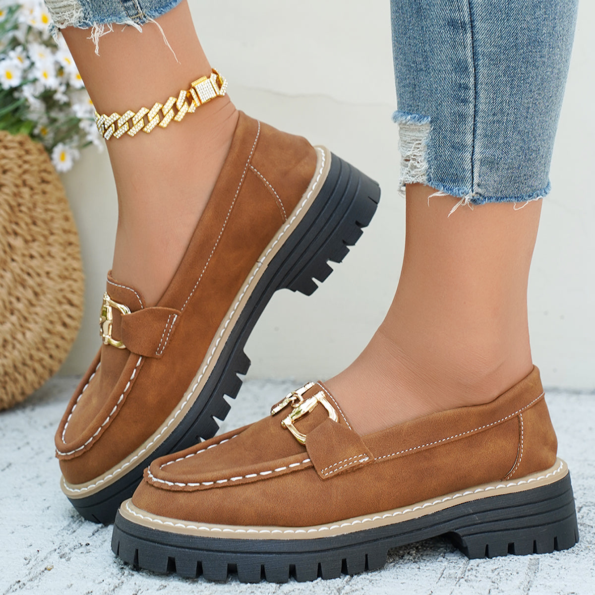 Olivia Platform Loafers