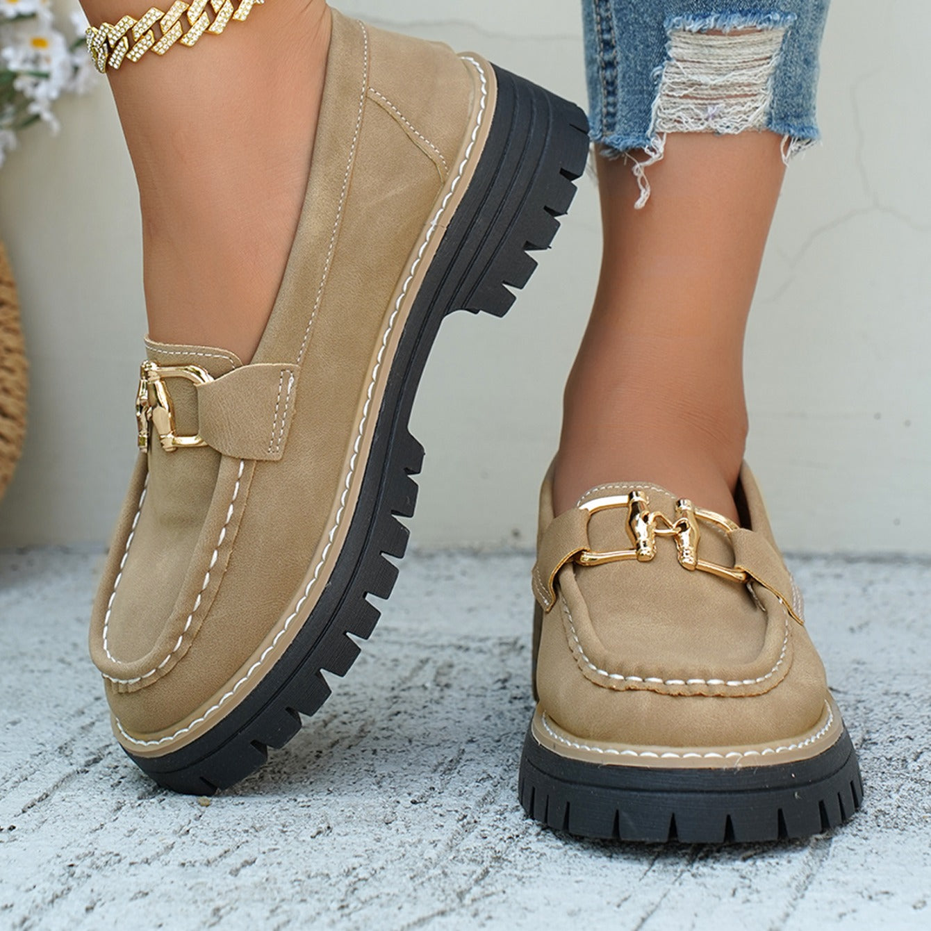 Olivia Platform Loafers