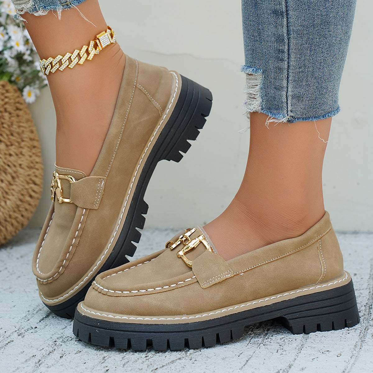 Olivia Platform Loafers