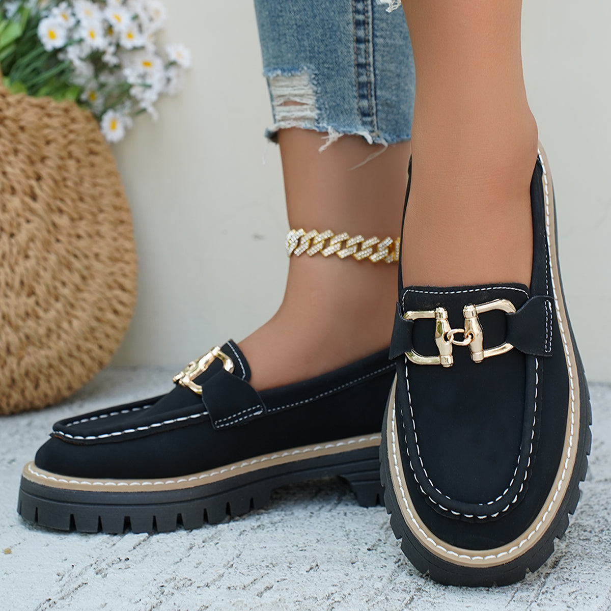 Olivia Platform Loafers