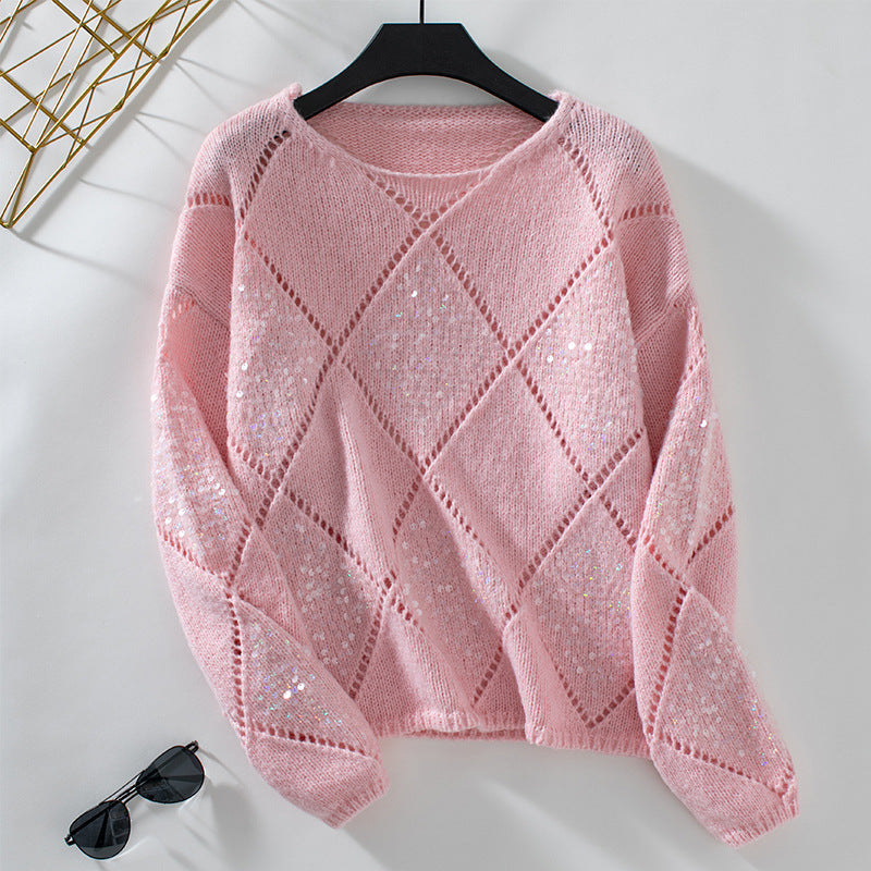 Loria Sequins Glow Sweater