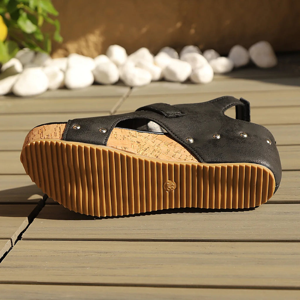 Evelyn Wedge Sandals