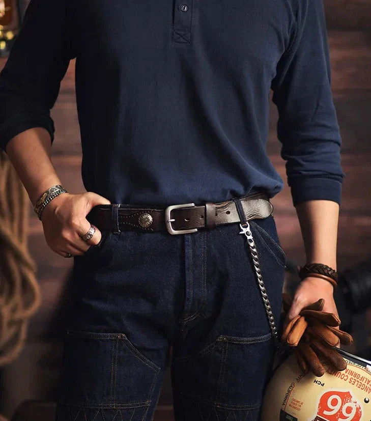 Vicario Genuine Leather Belt