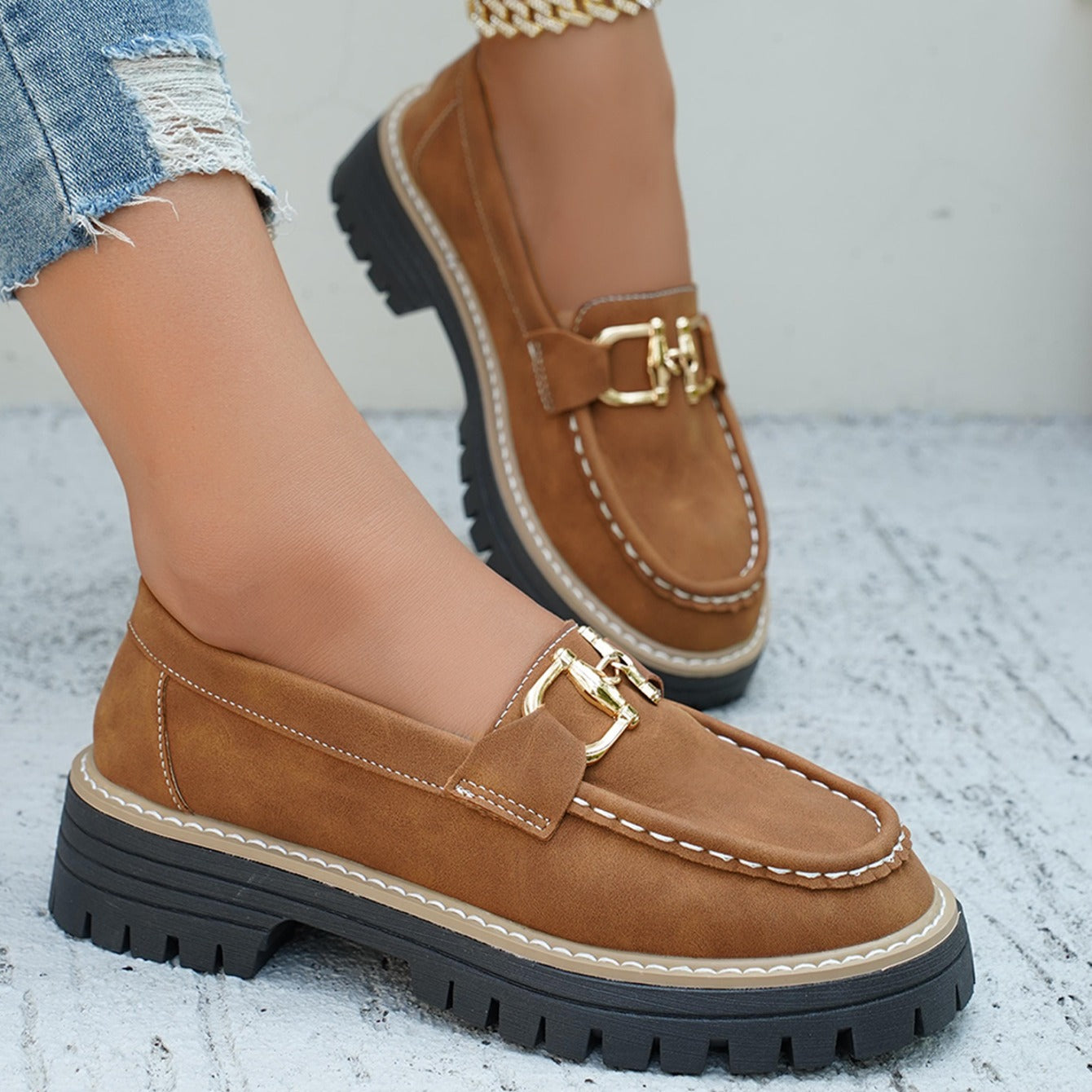 Olivia Platform Loafers