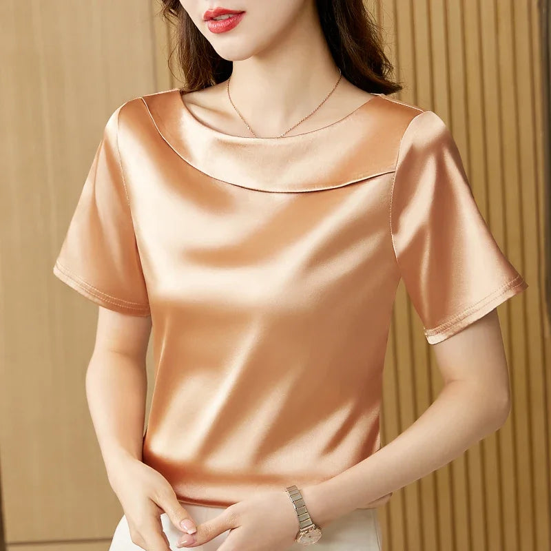 Mia Satin Shirt