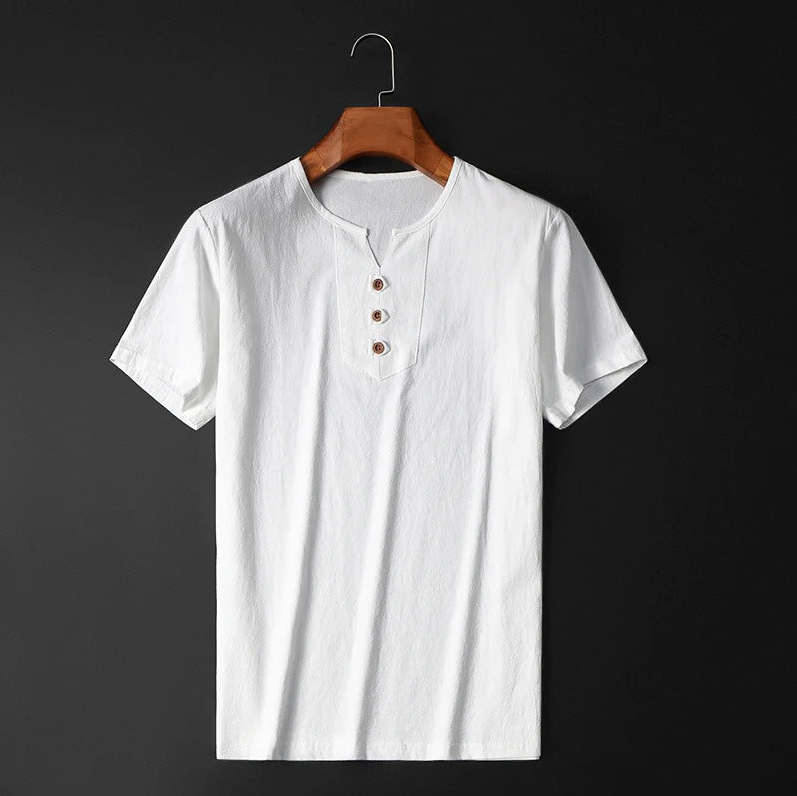 Riley Cotton-Linen Tee